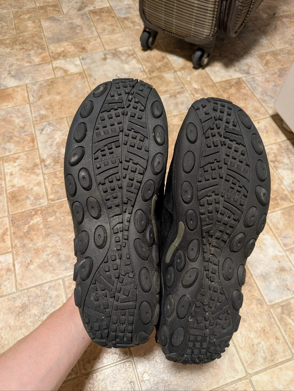 Merrell Men's Jungle Moc Black Slip-On Shoes 10.5
